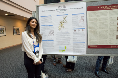 Nisha Kumar presenting on Architectural Comparisons with Syro-Palestine at the 2018 Annual Meeting